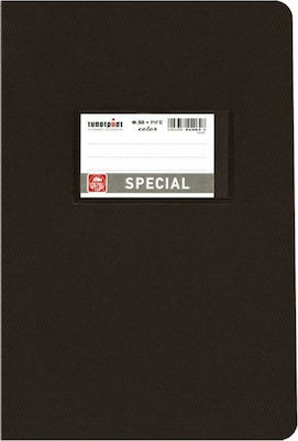 Typotrust Τετράδιο Ριγέ Β5 50 Φύλλων Special Color Μαύρο