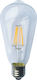 Atman Λάμπα LED 8W 145mm για Ντουί E27 και Σχήμα ST64 Θερμό Λευκό 880lm
