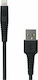 Scosche Regular USB-A la Cablu Lightning Negru 1.2m (HDi34)