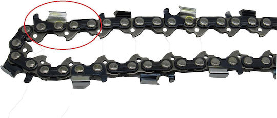 Visco Parts 358-68ΔΓ Chainsaw Chain with Pitch 3/8", Gauge .058"-1.5mm & Number of Guides 68E