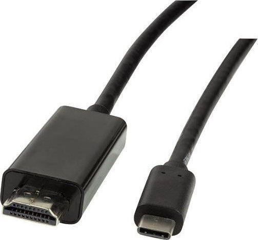 LogiLink HDMI 2.0 Premium High Speed 4K 60Hz HDR Cable HDMI Male - USB-C Male 3m Black