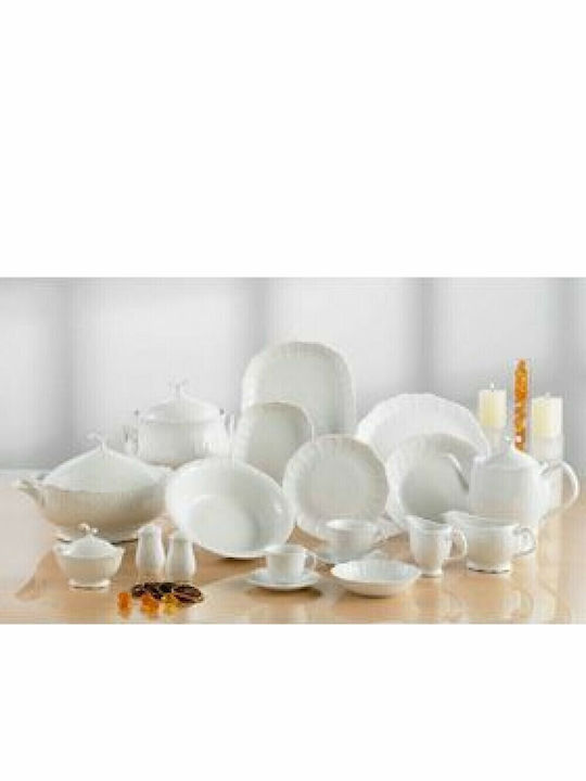 Cryspo Trio Jasmine Platin Porcelain Dinnerware...