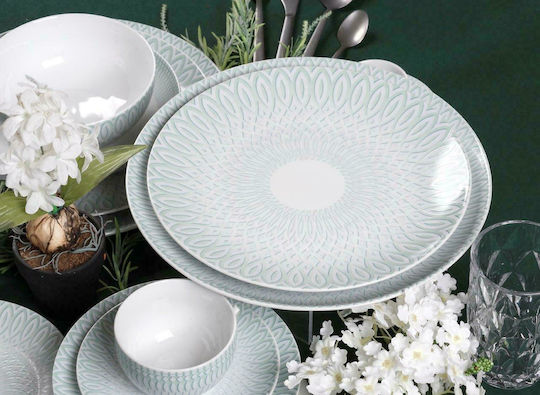 Cryspo Trio Amalfi Geschirrset aus Porzellan Gray 20Stück