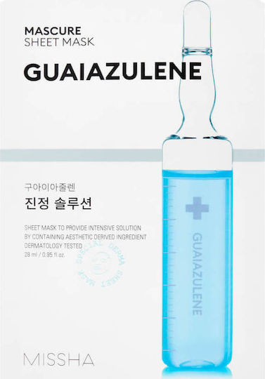 Missha Mascure Sheet Mask Sheet Μάσκα Προσώπου για Ενυδάτωση 27ml