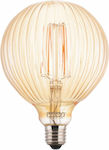 Elvhx LED Lampen für Fassung E27 und Form G125 Warmes Weiß 550lm 1Stück