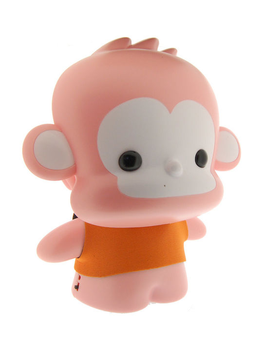 Spacecow Led Kids Decorative Lamp Monkey Pink MONLAMAD