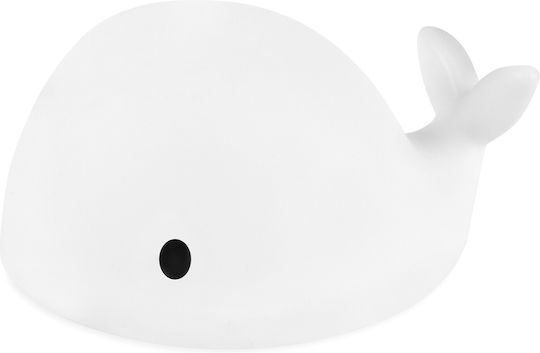 Flow Led Kids Decorative Lamp Moby with Color Changes White 30x22x18εκ.