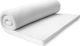 Palamaiki Mattress Topper White Comfort Super Double Memory Foam Infused with Aloe , Removable Cover & Elastic Straps 160x200x4cm