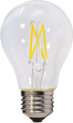 Optonica SP6-A6 E27 A60 6W Θερμό Λευκό Filament Dimmable