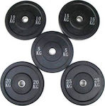 MDS Crossfit Rumber Plate Set of Plates Olympic Type Rubber 1 x 10kg Φ50mm