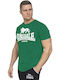 Lonsdale T-shirt Bărbătesc cu Mânecă Scurtă Verde