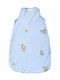 Lorelli Bear Party Summer Baby Sleeping Bag 0.5 Tog Blue