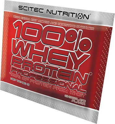 Scitec Nutrition 100% Whey Professional Whey Protein with Flavor Chocolate Hazelnut 30gr