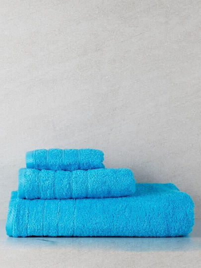 Sunshine Σετ Πετσέτες Μπάνιου 3τμχ Dory 2 Turquoise Βάρους 600gr/m²