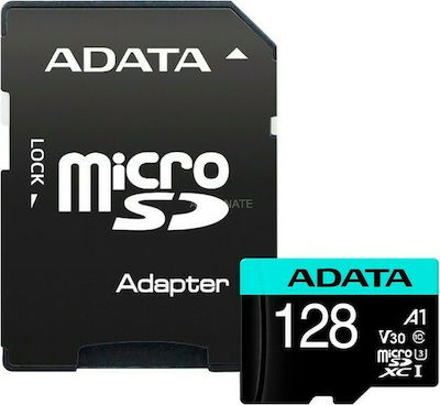 Adata Premier Pro SDXC 128GB Class 10 U3 V30 A2 UHS-I with Adapter