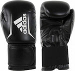 Adidas Speed 50 Mănuși de box din piele sintetică pentru competiție Μαύρο/Λευκό