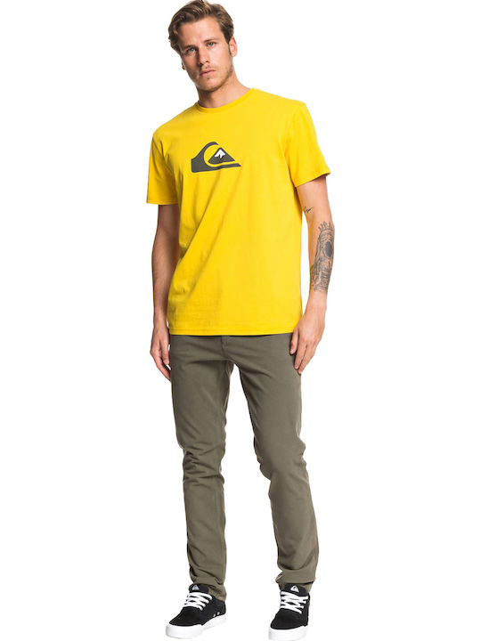 Quiksilver Comp Herren T-Shirt Kurzarm Sulphur