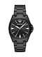 Emporio Armani Nicola Men's Watch 43mm Battery with Black Metal Bracelet
