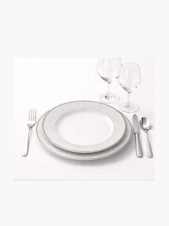 Cryspo Trio Ascari White Porcelain Dinnerware S...