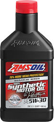 Amsoil Synthetic Singature Synthetic Motorcycle Oil for Four-Stroke Engines 5W-30 946ml