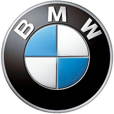 Auto Gs Αυτοκόλλητο Σήμα Αυτοκινήτου Bmw σε Μπλε Χρώμα