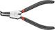 Force Τσιμπίδα Ασφαλειών Κυρτή 1.9mm Μήκους 180mm