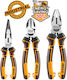Ingco Pliers set Length 200mm 3pcs