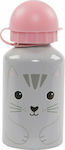 Sass & Belle Kids Aluminium Water Bottle Gray 120ml