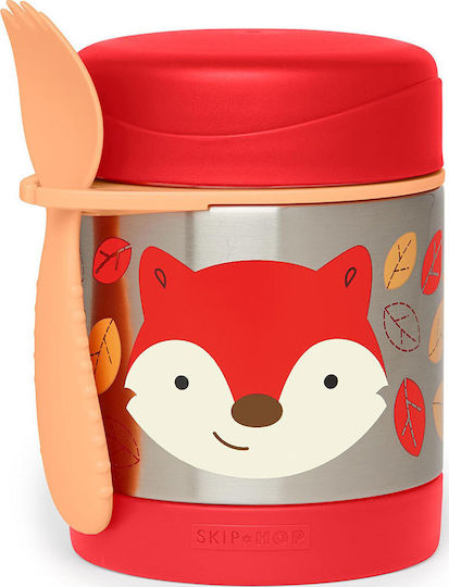 Skip Hop Zoo Stainless Steel Insulated Food Jar Fox Baby Food Thermos Stainless Steel 350ml