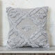 Nima Sofa Cushion Sharon from 100% Cotton Gray 45x45cm. 22379