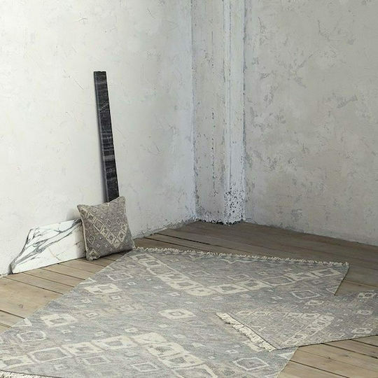 Nima Larkins Teppich Rechteckig Synthetisch,Polyester/Cotton/Leather Beige