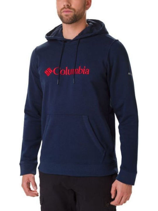 Csc Basic Logo Ii Sweatshirt with Hood Navy Blue