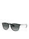 Ray Ban Erika Women Sunglasses With Black Frame And Black Gradient Polarized Lens RB4171 622/T3