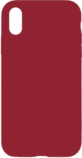 Senso Back Cover Σιλικόνης Μπορντό (iPhone X / Xs)