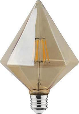 Horoz Electric Rustic Pyramid-6 LED-Lampe 6W 170mm für Fassung E27 Warmes Weiß 540lm