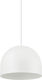 Ideal Lux Tall Pendant Light Single-Light Bell for Socket E27 White