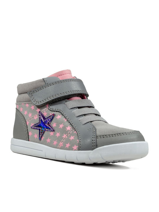 Clarks Kids Emery Beat T Δερμάτινα Παιδικά Μποτ...