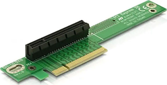 DeLock Riser Card PCIe x8 - PCIe x8 left angled Κάρτα Riser για Κάθετη Τοποθέτηση
