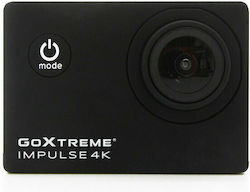 EasyPix GoXtreme Impulse Action Camera 4K Ultra HD Υποβρύχια (με Θήκη) με WiFi Μαύρη με Οθόνη 2"