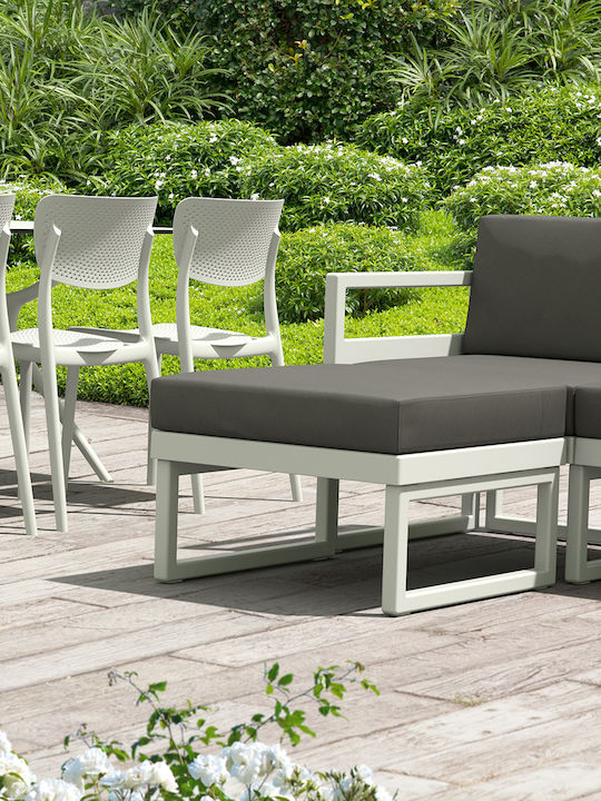 Outdoor Chair Polypropylene Lucy 129 White 45x53x82cm
