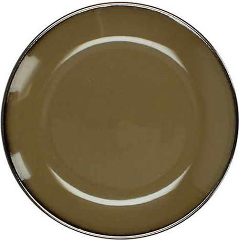 Zaros Teller Wüste Emaye Coffee mit Durchmesser 19.5cm