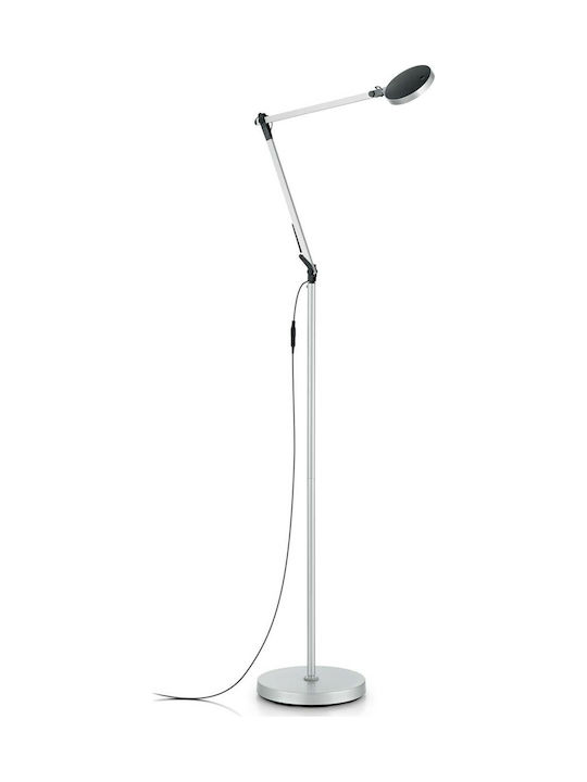 Ideal Lux Futura PT1 LED Floor Lamp H145xW25cm. with Natural White Light Silver