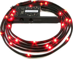 NZXT Sleeved 2m LED Kit Red LED Strip