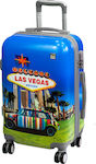 A2S Las Vegas Children's Cabin Travel Suitcase Hard with 4 Wheels Height 55cm