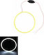 Maxeed Car Headlight Angel Eye Ring 12V White Color