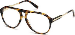 Dsquared2 Men's Prescription Eyeglass Frames Brown Tortoise DQ5242 053