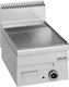 MBM Gewerbliche Flachgrillplatten LPG Chrom 40x60x27cm 5.1kW mit glatter & geriffelter Platte GFT46LC