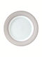 Ionia Fruit Plate Exochi Stripe Plate Desert made of Porcelain White with Diameter 22cm