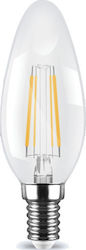 Power Led 2RE142FILC LED крушка 2W за фасунга E14 Топло бяло