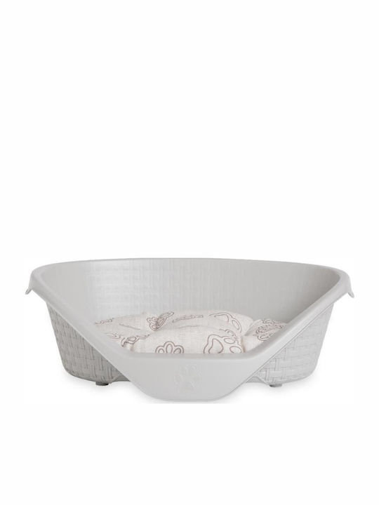 Bama Rattan Nido Canapea Pat pentru câini Gri 60x44cm.